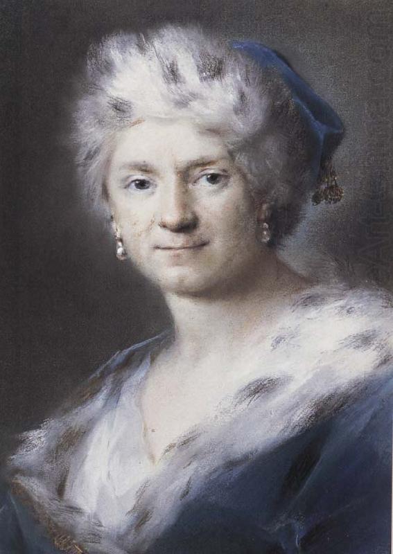 Rosalba carriera Self-Portrait as Winter china oil painting image